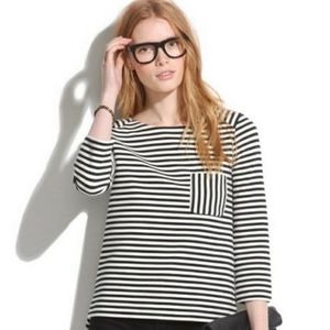 《Madewell gallerist ponte top with pocket》